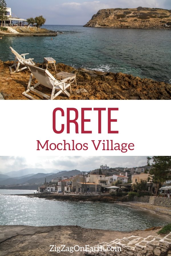 Village Mochlos Crete Travel Pin