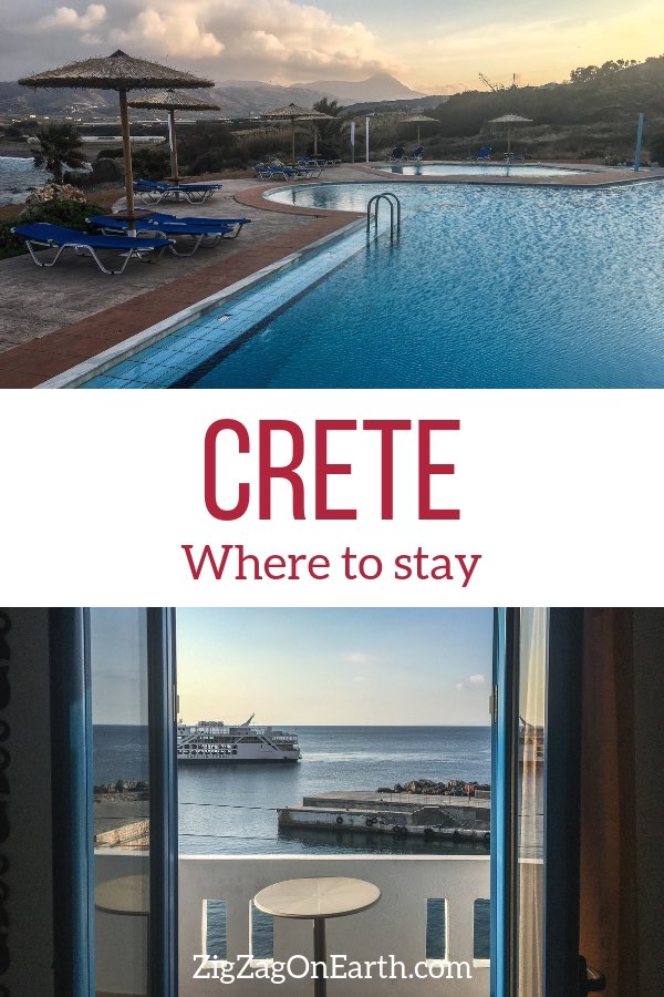 Where to stay in Crete Travel Pin