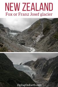 Fox or Franz Josef glacier New Zealand Travel Pin2