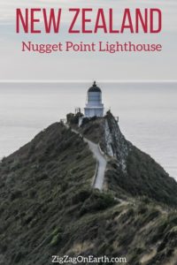 Nugget Point Lighthouse New Zealand Travel Pin2
