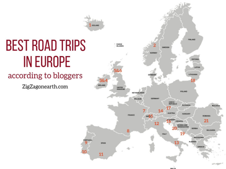 Best Road Trips In Europe 21 Inspiring Ideas By Travel Bloggers this-map-shows-how-to-take-an-epic-road-trip-across-europe-road-trip