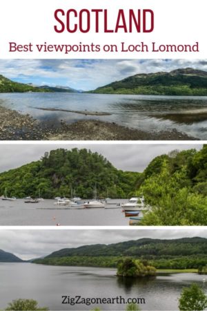 Things to do in Loch Lomond viewpoints Scotland Travel Pin