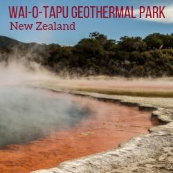Wai-O-Tapu thermal Wonderland Rotorua New Zealand Travel Guide