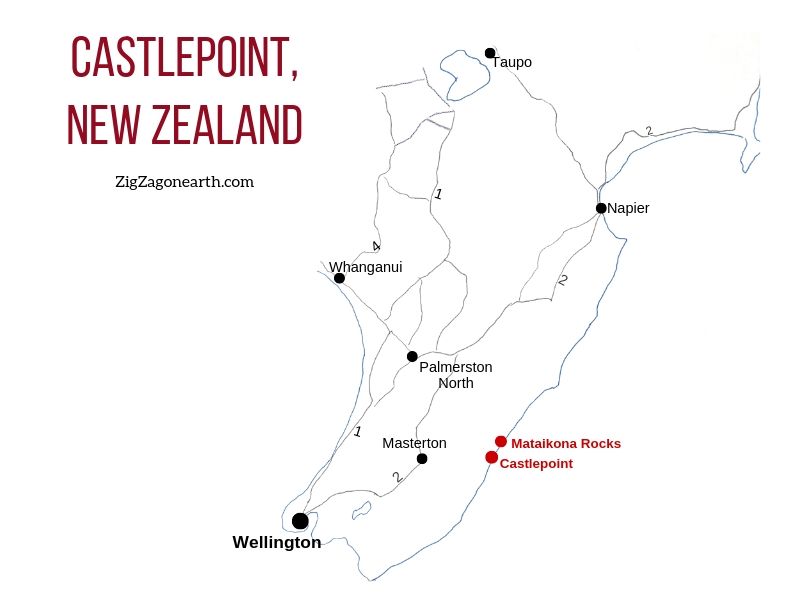 Map - Castlepoint location