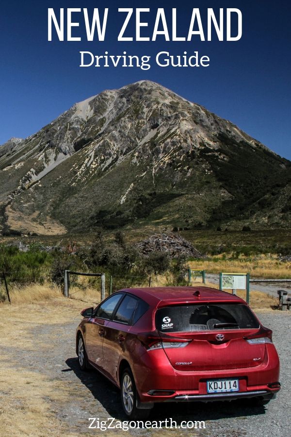 Rental car driving in New Zealand Travel