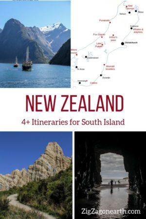 South Island New Zealand itinerary Pin2