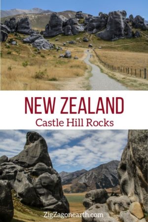 Kura Tawhiti Castle Hill Rocks New Zealand Pin2