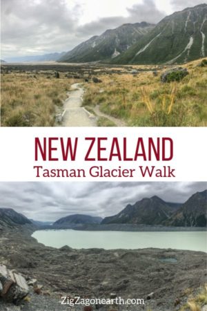 Tasman Glacier Walk New Zealand Pin2