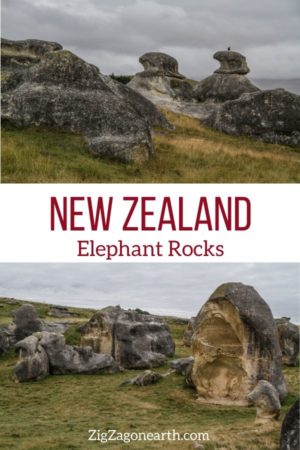 Heritage Trail Elephant Rocks New Zealand Pin2