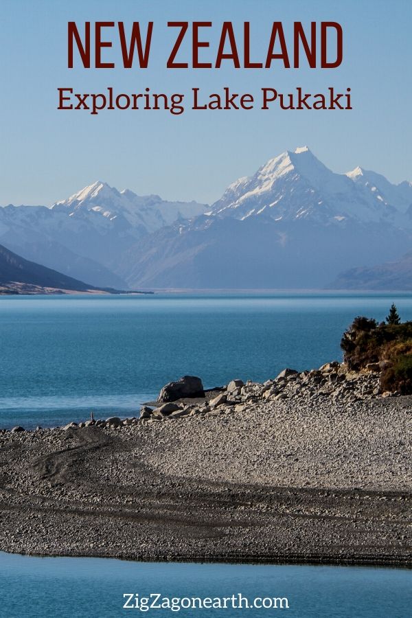 Things to do Lake Pukaki New Zealand Travel Pin3
