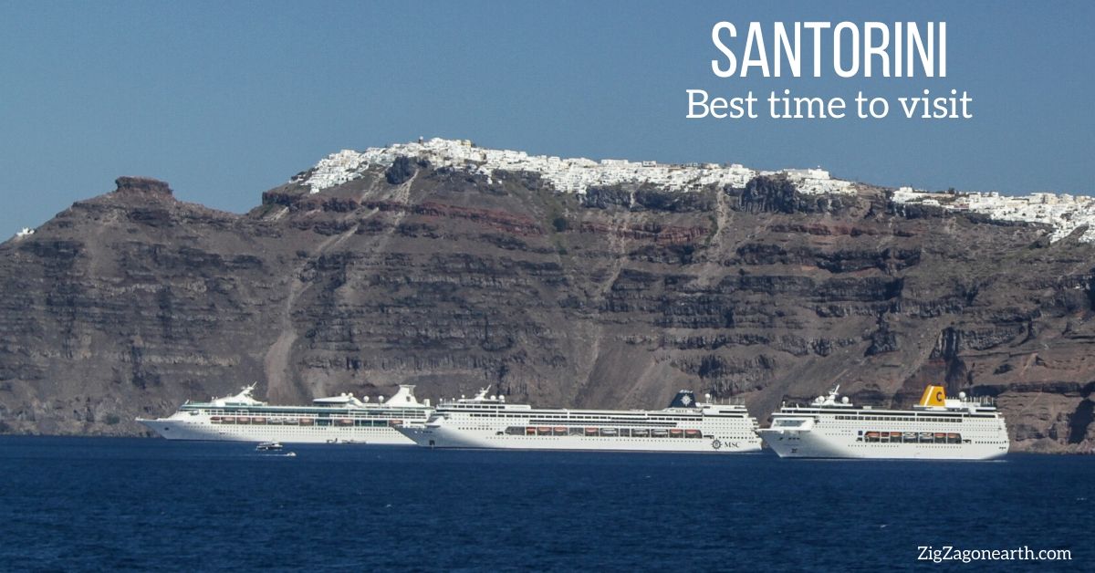 Best time to visit Santorini Island (Greece) - ZigZagonEarth