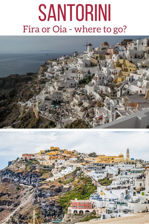 Thira or Oia Santorini Travel