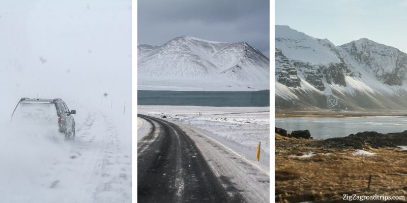 Changing weather in Iceland