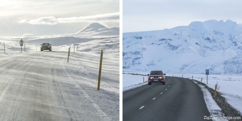 Driving Iceland Winter