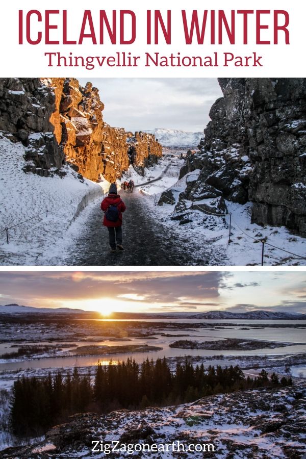 National Park Thingvellir winter Iceland Travel Pin2x
