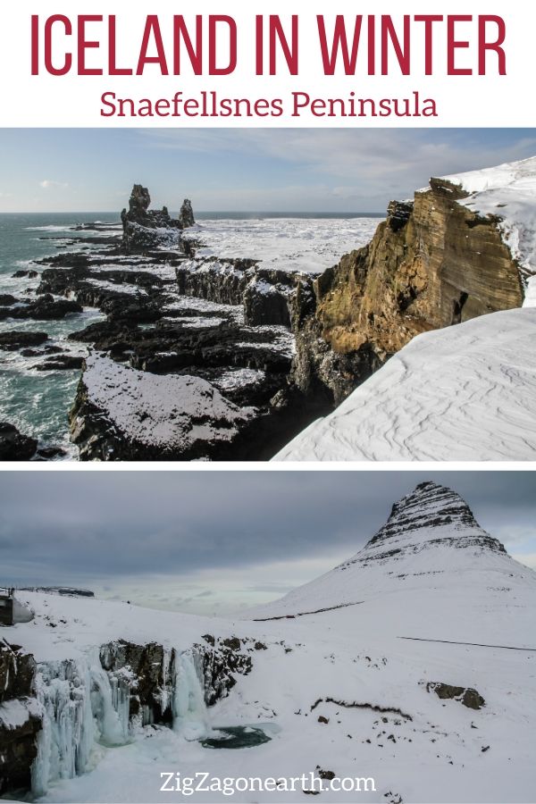 Snaefellsnes Peninsula in Winter Iceland Travel Pin2