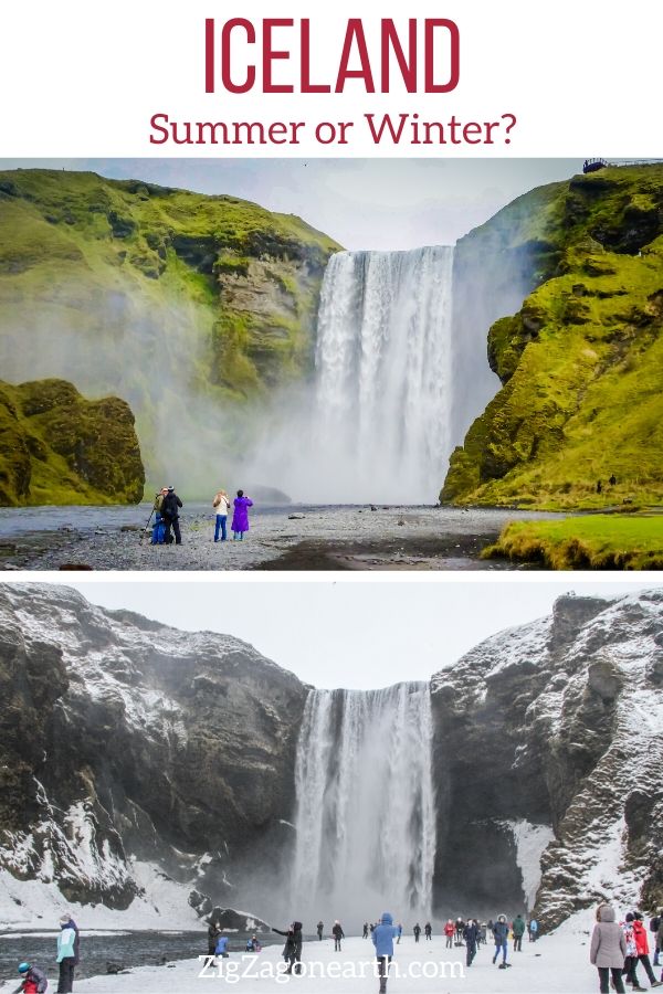 Island: Sommar vs vinter