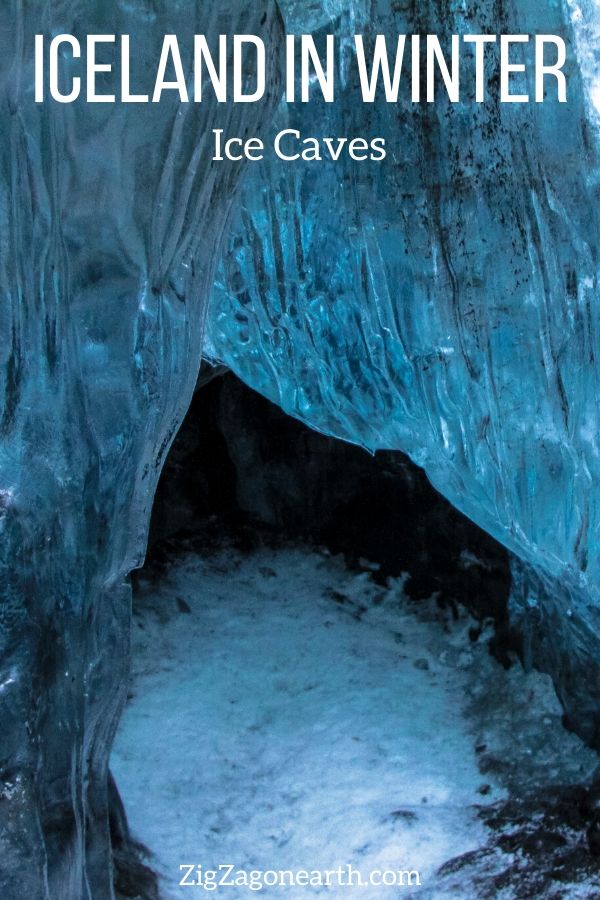 ice cave Winter Iceland Travel Pin3