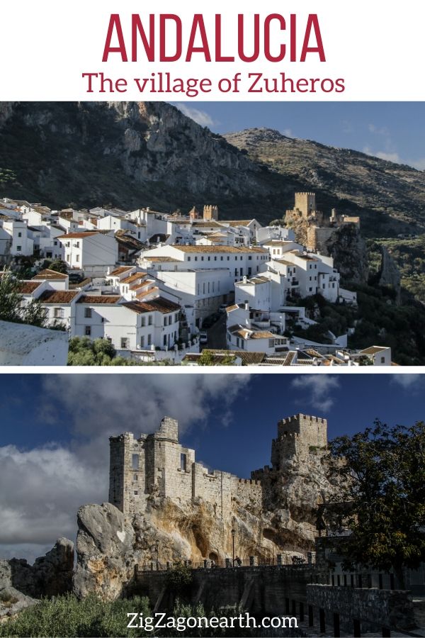 village of Zuheros andalucia Travel Pin