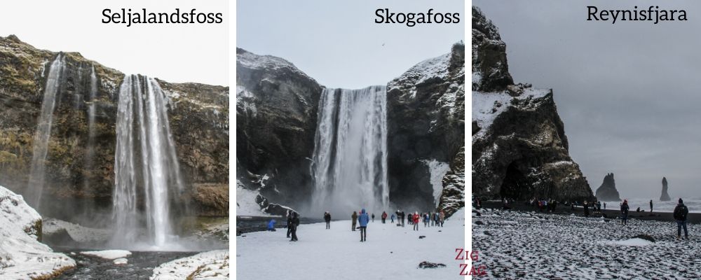 Excursão de um dia de inverno à costa sul de Reykjavik