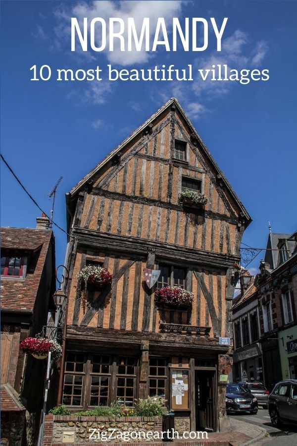 Most beautiful villages Normandy Travel Pin1