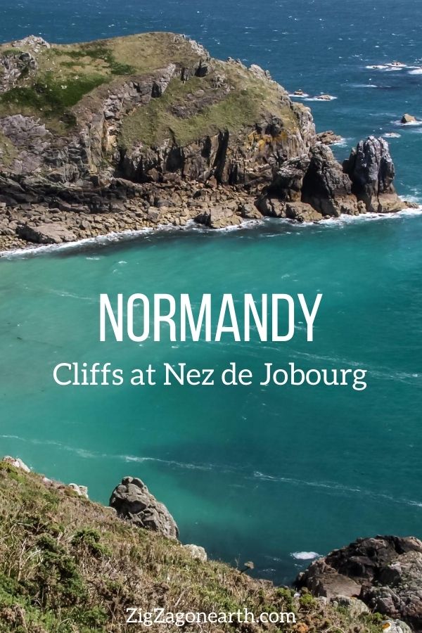 Cliffs Nez de Jobourg Normandy Travel Pin1