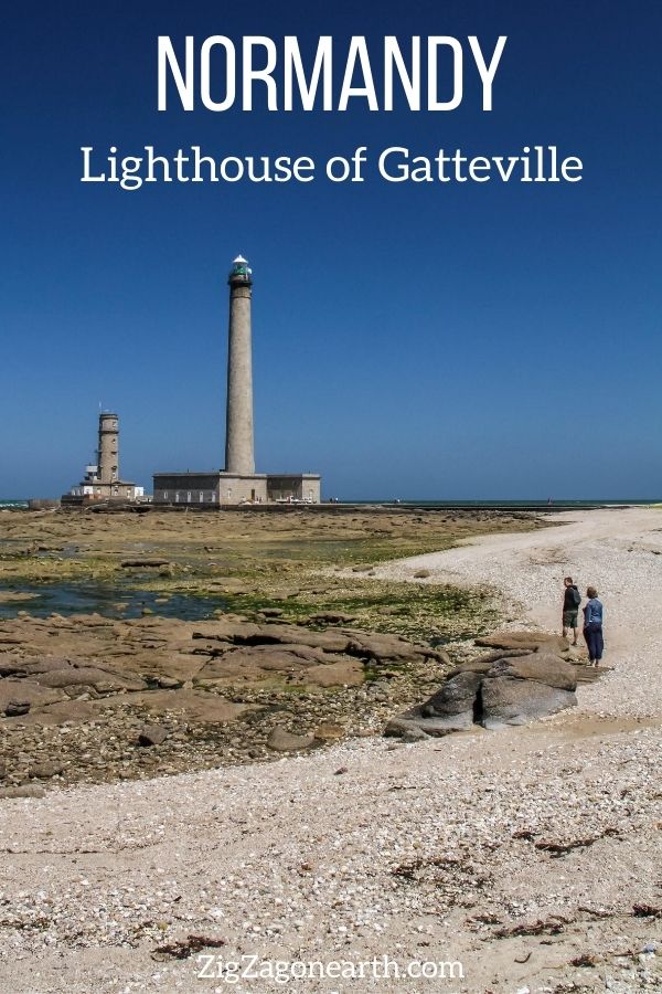Lighthouse Gatteville village Barfleur Normandy Travel Pin1
