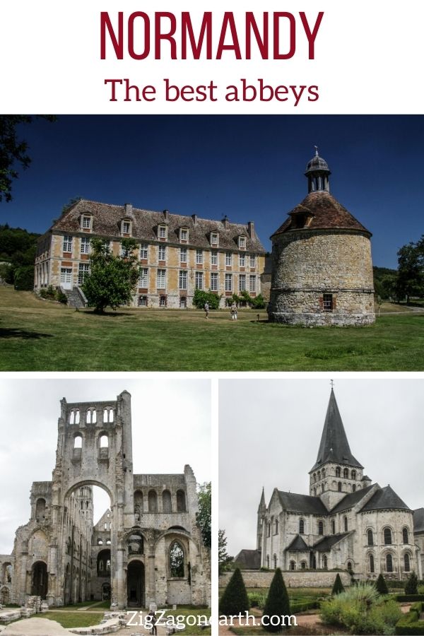 best abbeys in Normandy Normandy Travel Pin3