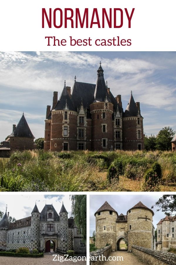 normandy castles france medieval visit