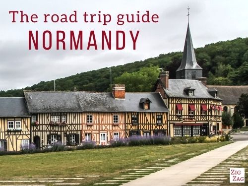 m the road trip guide normandy eBook cover