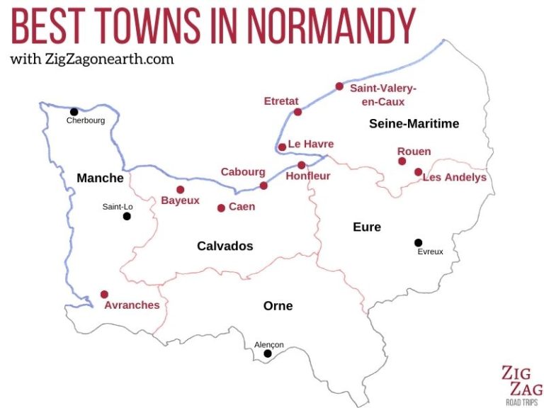 23 Best Towns in Normandy (and cities)