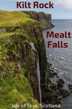 Kilt rock Skye Mealt Falls Lealt Falls Scotland
