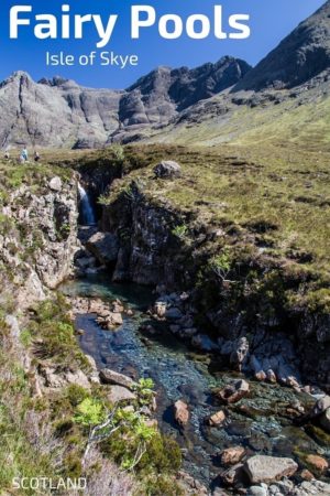 The fairy pools walk Isle of Skye Scotland