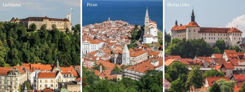 De smukkeste byer i Slovenien