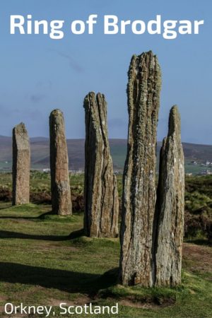 the Ring of Brodgar Orkney Scotland