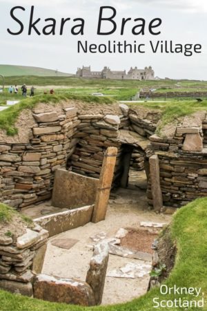 village Skara Brae Orkney Scotland