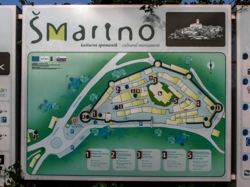 Mapa de Smartno