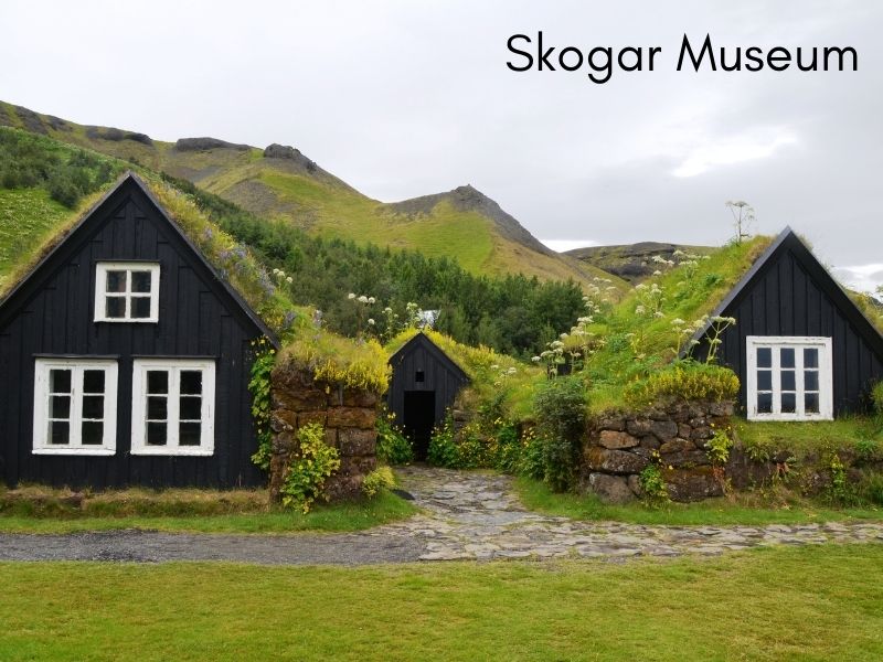 Skogar Museum - turf houses