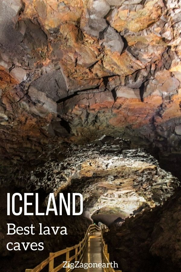 Iceland lava caves Pin1