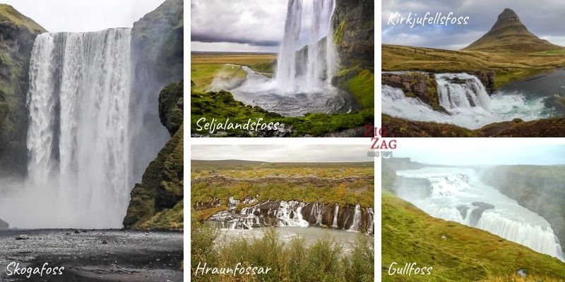 As melhores cascatas da Islândia perto de Reykjavik