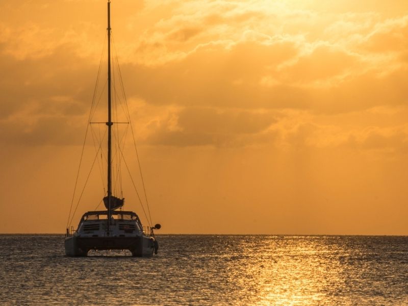Madeira boottocht catamaran zonsondergang
