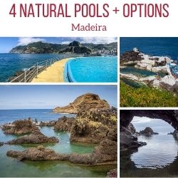 Madeira natural pools volcanic