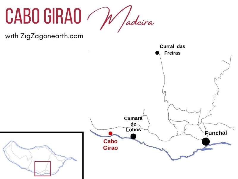 Var är Cabo Girao Madeira kartläge