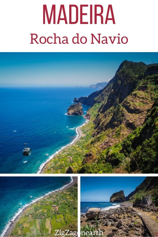 Madeira Rocha do Navio cable car Pin