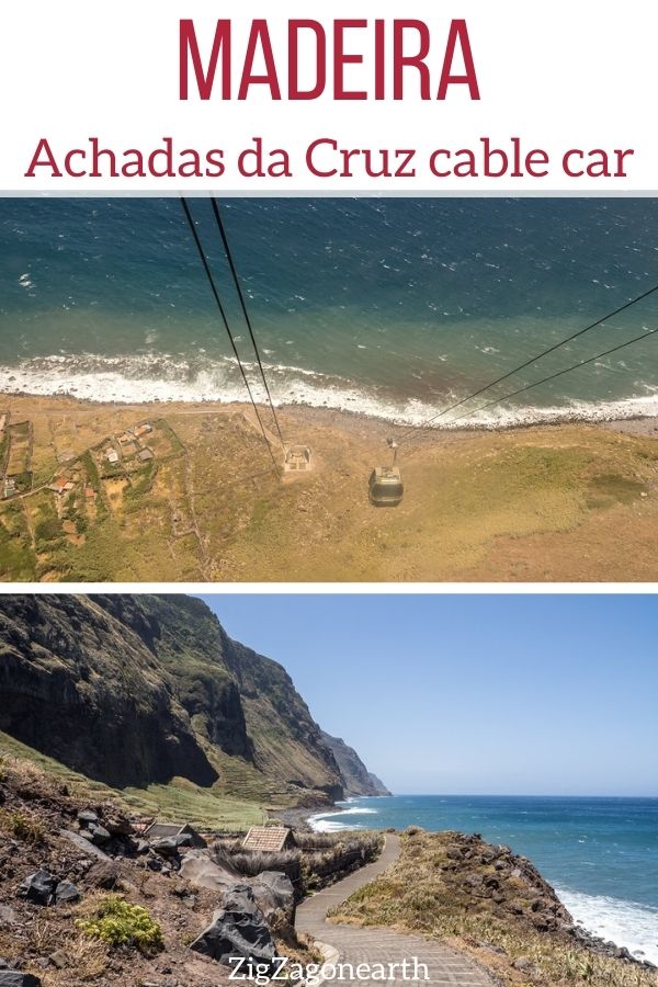 Teleferico das Achadas da Cruz cable car Madeira Pin