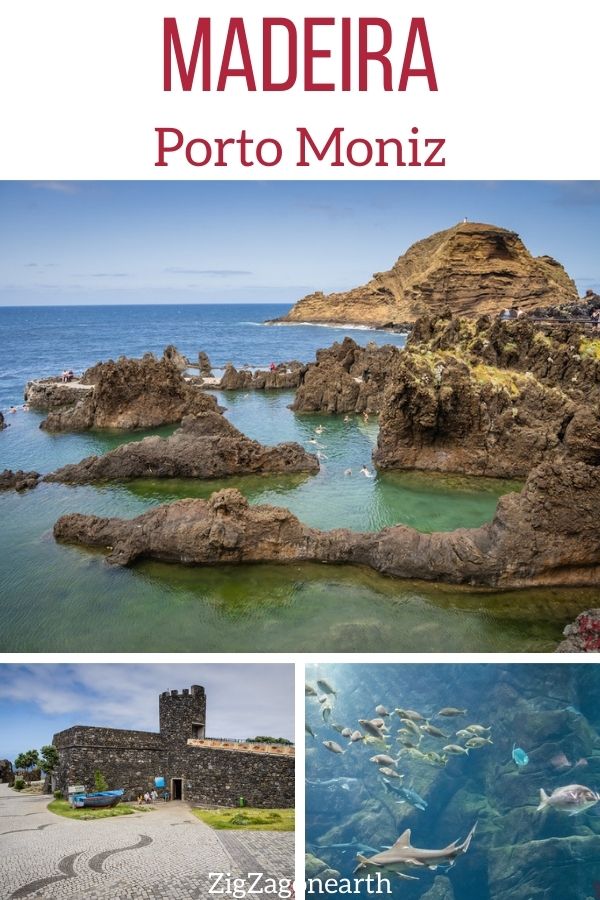 Things to do in Porto Moniz Madeira natural pools Pin
