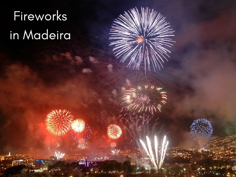 Fogo de artifício de Ano Novo na Madeira