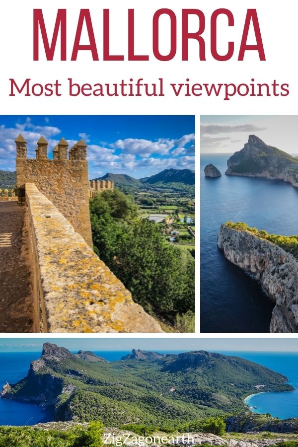Best views Mallorca viewpoint spots Pin
