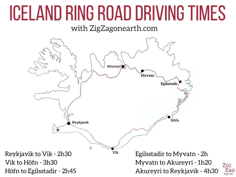 Island Ring Road körtider