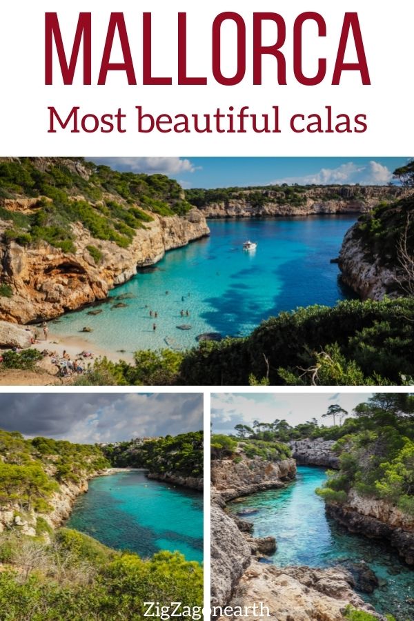 best calas in Mallorca coves Pin